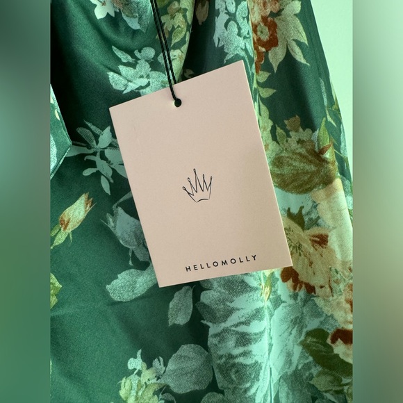 NWT Hello Molly Mariposa Midi Dress Sage - Small - Picture 5 of 7